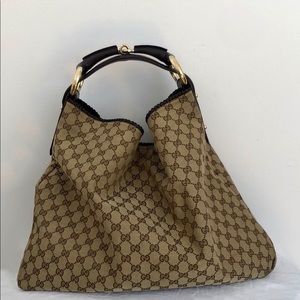 Gucci XL Horsebit Chain Hobo